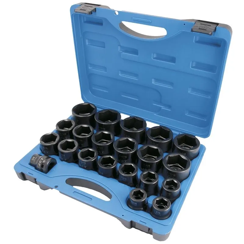 Jet 610409 21 Pc 3/4 Dr S.a.e. Impact Socket Set – 6 Point