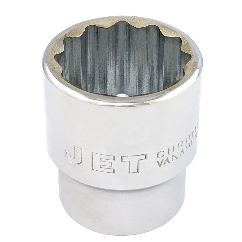 Jet 673224 3/4 Dr X 1-1/2 Regular Chrome Socket – 12 Point