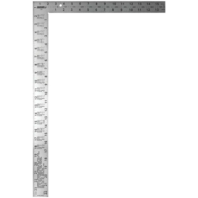 Johnson Easy-Read Series CS9 Framing Square, Steel