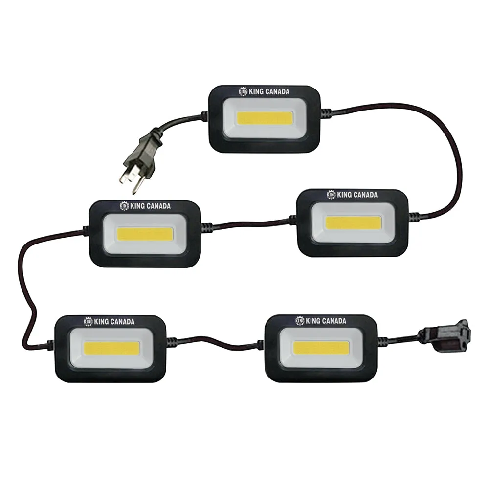 KING K-5016-5LED 5000 LUMENS 50FT 5 LED STRING LIGHT