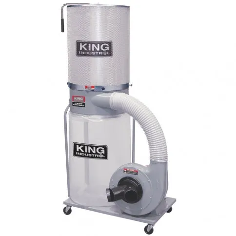 KING KC-3105C/KDCF-3500 1200 CFM DUST COLLECTOR WITH CANISTER FILTER