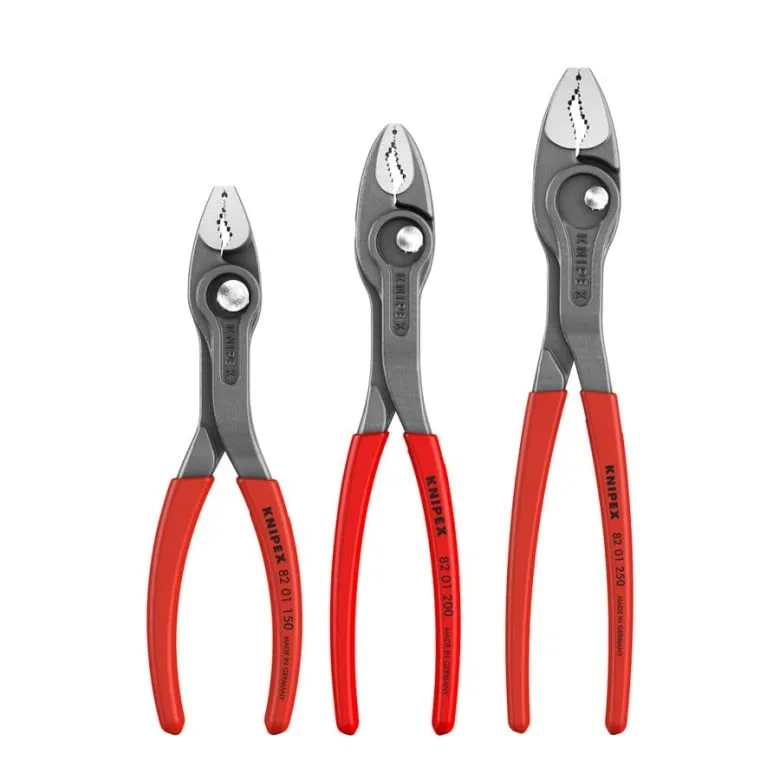 KNIPEX 00 20 06 US4 3 Pc TwinGrip Pliers Set – 6″, 8″, 10″