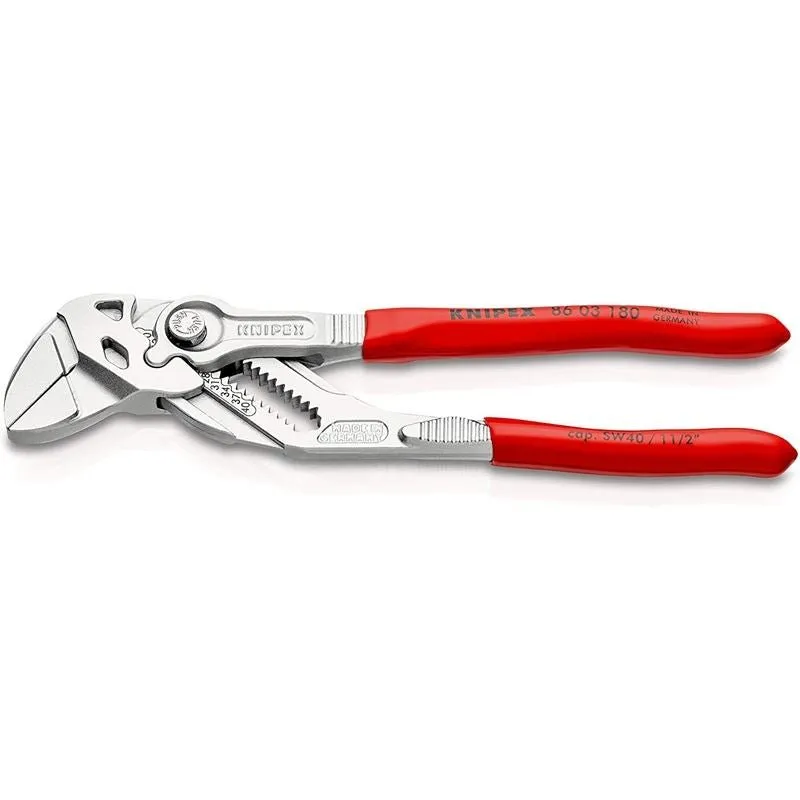 KNIPEX Tools 86 03 180 Pliers Wrench 7.5″