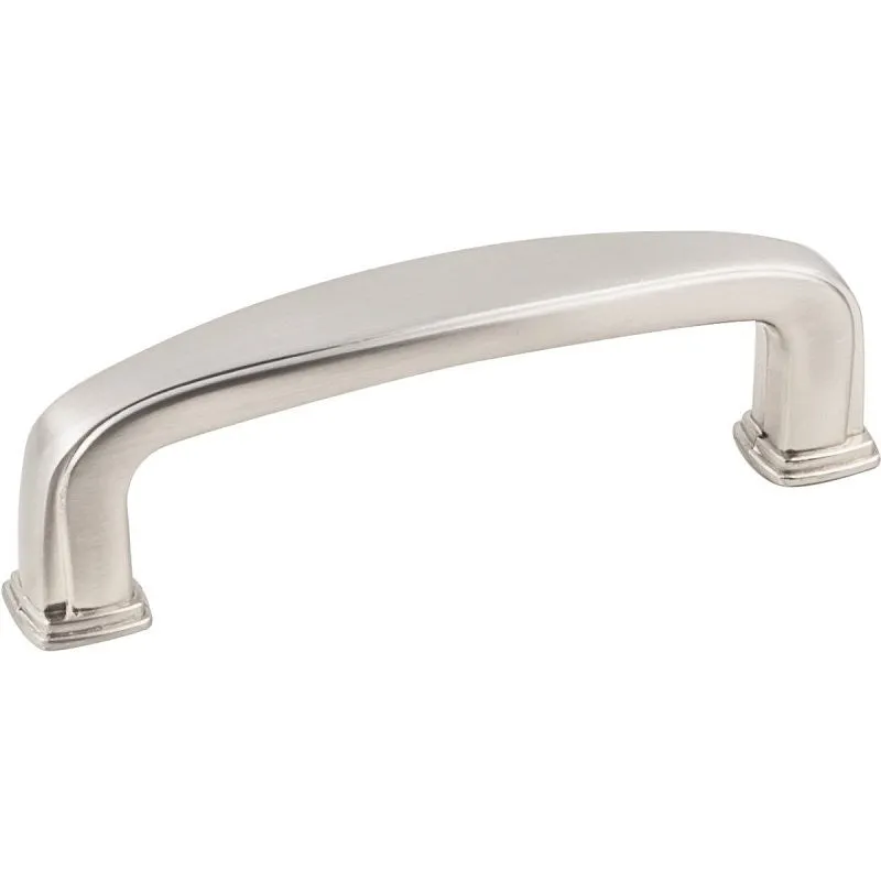 KasaWare K1213SN-8 Cabinet Pull, 3-1/2 in L Handle, 1-1/16 in Projection, Zinc, Satin Nickel