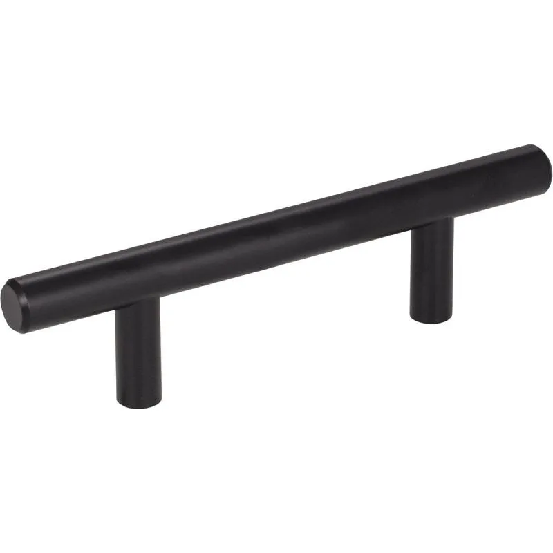KasaWare K2943MB-6 Cabinet Pull, Matte Black, 136 mm L Handle, 1-3/8 in Projection, Steel, 6/PK