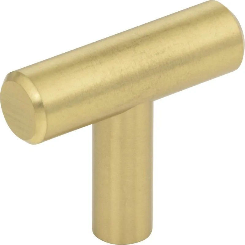 KasaWare K294BG-10 Bar T-Knob, 1-3/8 in Projection, Steel, Brushed Gold