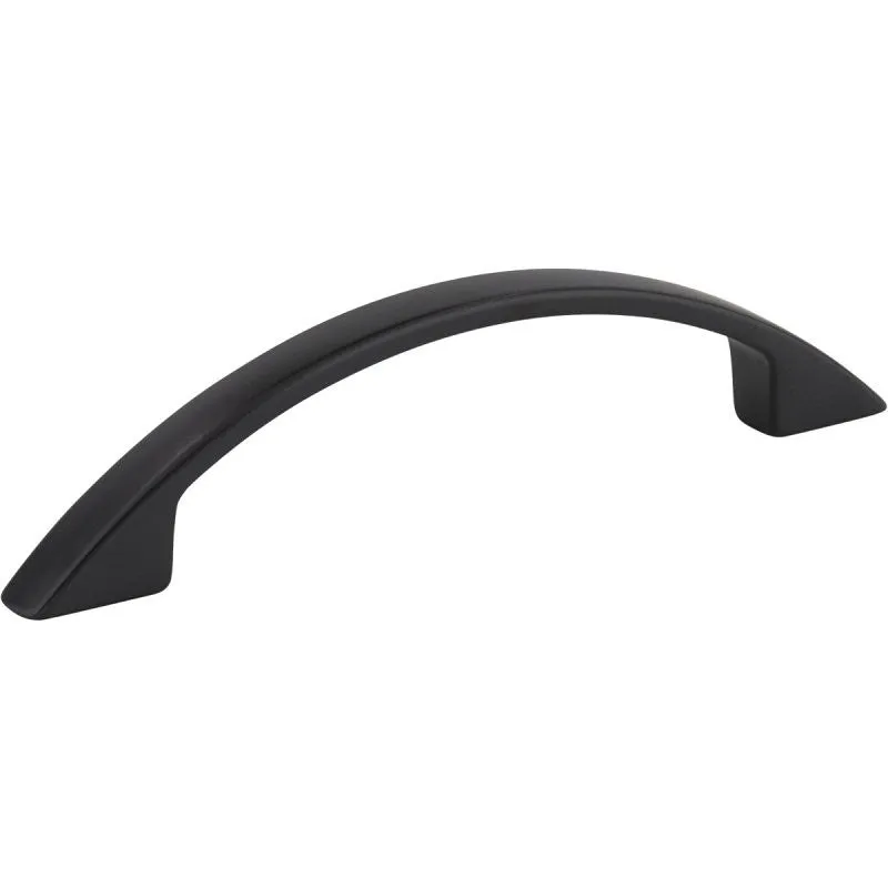KasaWare K83796MB-2 Cabinet Pull, 4-7/8 in L Handle, 1-1/16 in Projection, Zinc, Matte Black