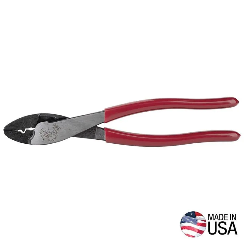 Klein Tools 1005 Crimping and Cutting Tool, 10 to 22 AWG Wire, 10 to 22 AWG Cutting Capacity, 9-3/4 in OAL