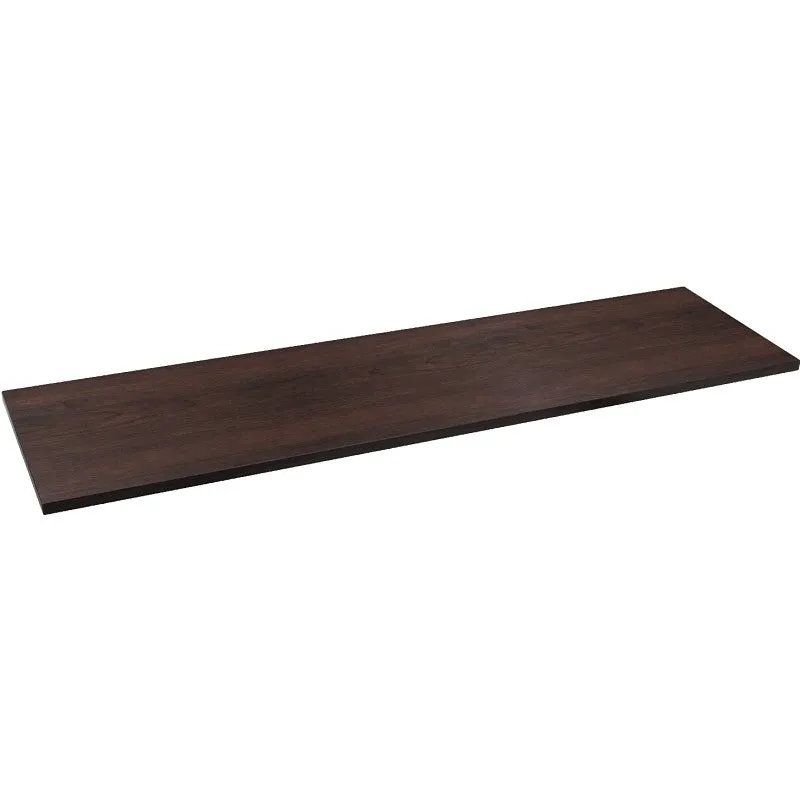 Knape & Vogt 1980 ESP 8X24 Series Shelf Board, 24 in L, 8 in W, Espresso, For: KV Standard/Bracket Shelving Systems (Pack of 5)