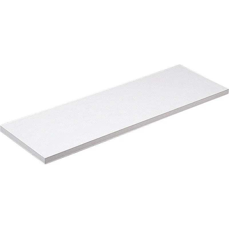Knape & Vogt 1980 WH 12X48 Series Shelf Board, White, For: KV Standard/Bracket Shelving Systems, 200 lb, 5-Shelf (Pack of 5)