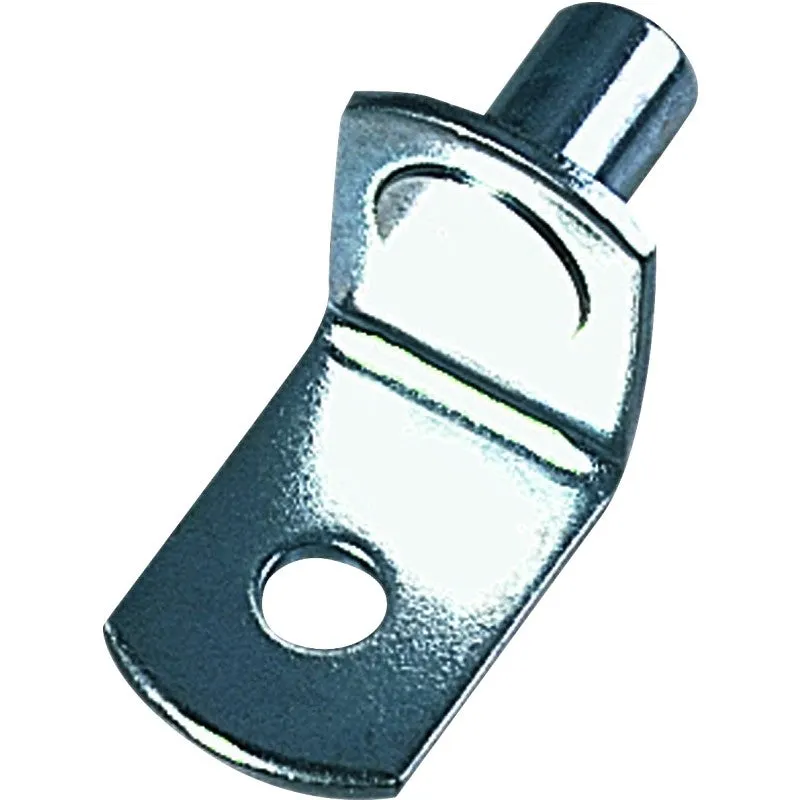 Knape & Vogt 346 ANO Shelf Support Pin, Specifications: 1/4 in Dia x 3/8 in L Pin, Anochrome, Steel (Pack of 100)