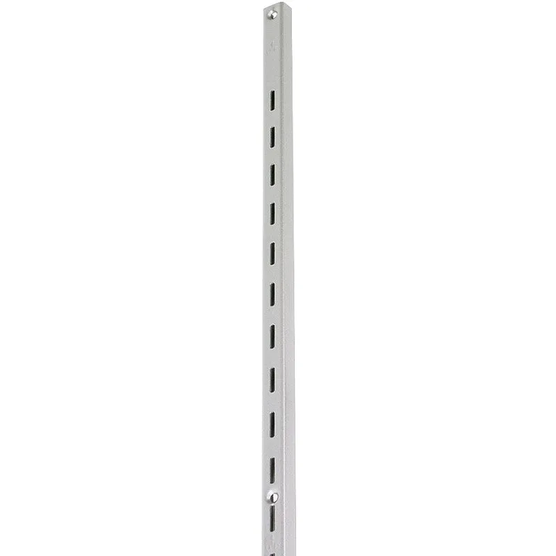 Knape & Vogt 80 80 TI 48 Shelf Standard, 320 lb, 16 ga Thick Material, 5/8 in W, 48 in H, Steel, Titanium (Pack of 10)