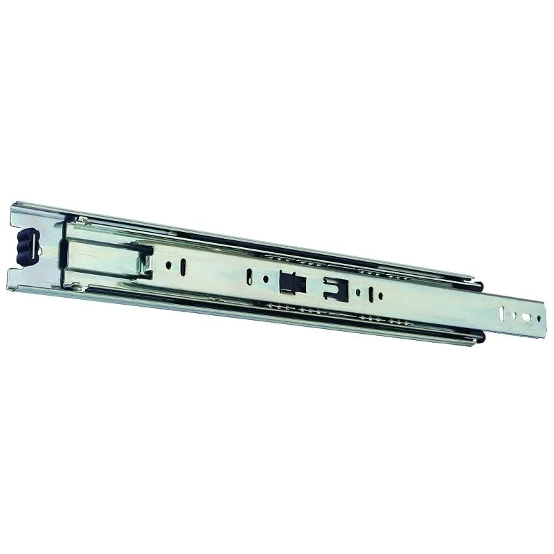 Knape & Vogt 8400P 20 Drawer Slide, 20 in L Extension, 100 lb, 1/2 in W Rail