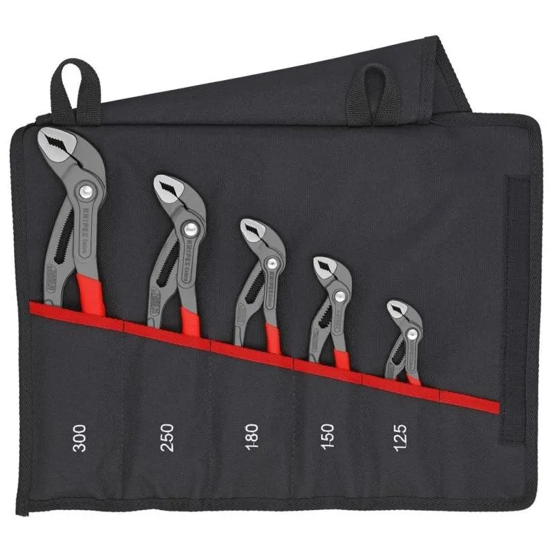 Knipex 00 19 55 S5 5 Pc Cobra Set in Tool Roll