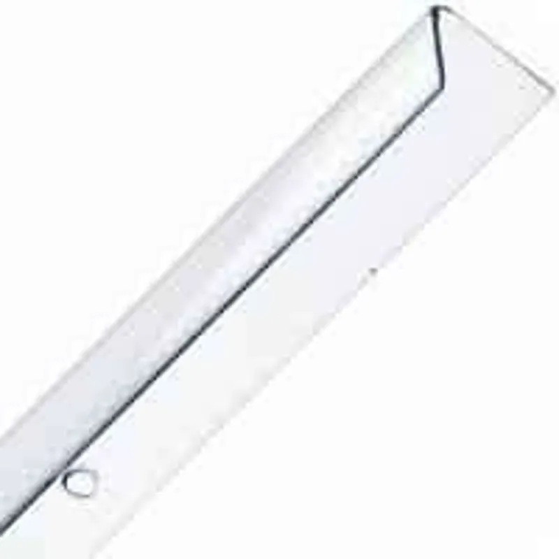 Korner Kovers U 9130 Corner Shield, 4 ft L, 1-1/8 in W, Vinyl, Clear (Pack of 12)