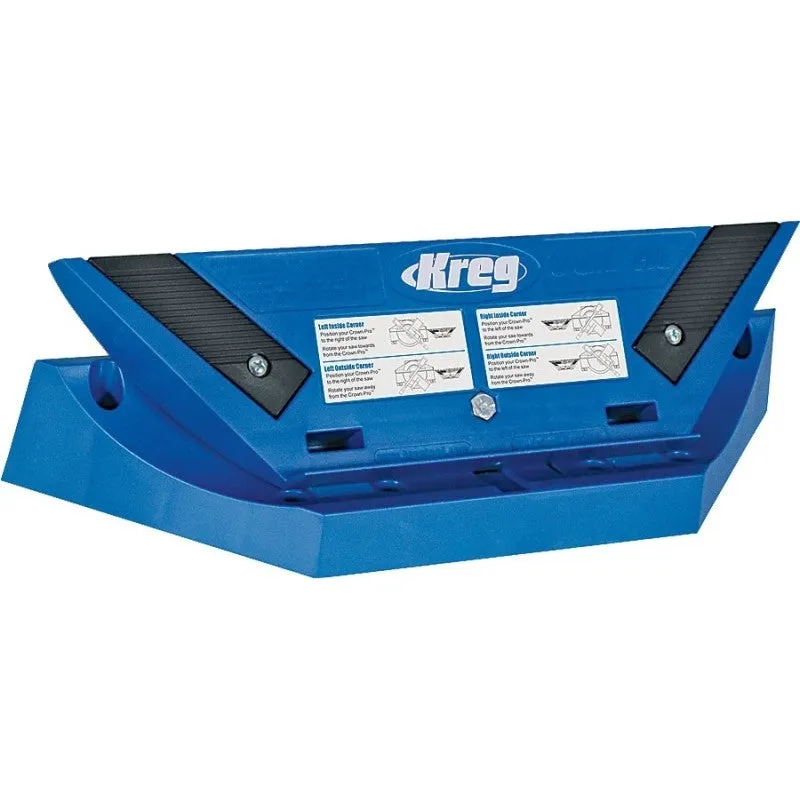 Kreg KMA2800 Crown Molding Tool, Plastic, For: Crown Molding up to 5-1/2 in W with 12 in Saw