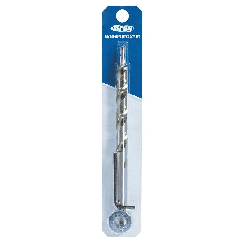 Kreg KPHA908 Drill Bit, 1/2 in Dia, 7-7/8 in OAL, Hex Shank
