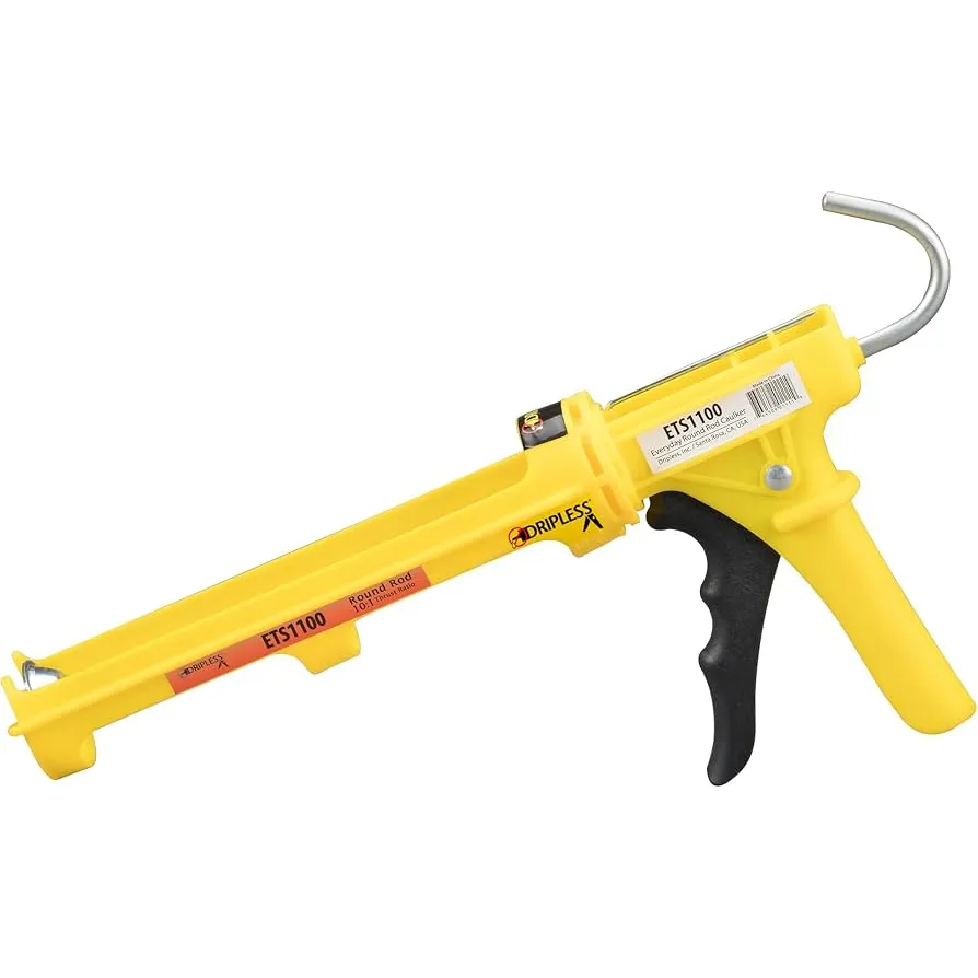 Krylon ETS1100 10oz Composite Body Round Rod Caulk Gun w/10:1 Thrust Ratio