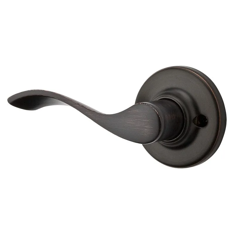 Kwikset 488BL 11PLH CP Half Inactive Dummy Lever, Venetian Bronze, Zinc, Residential, Left Hand