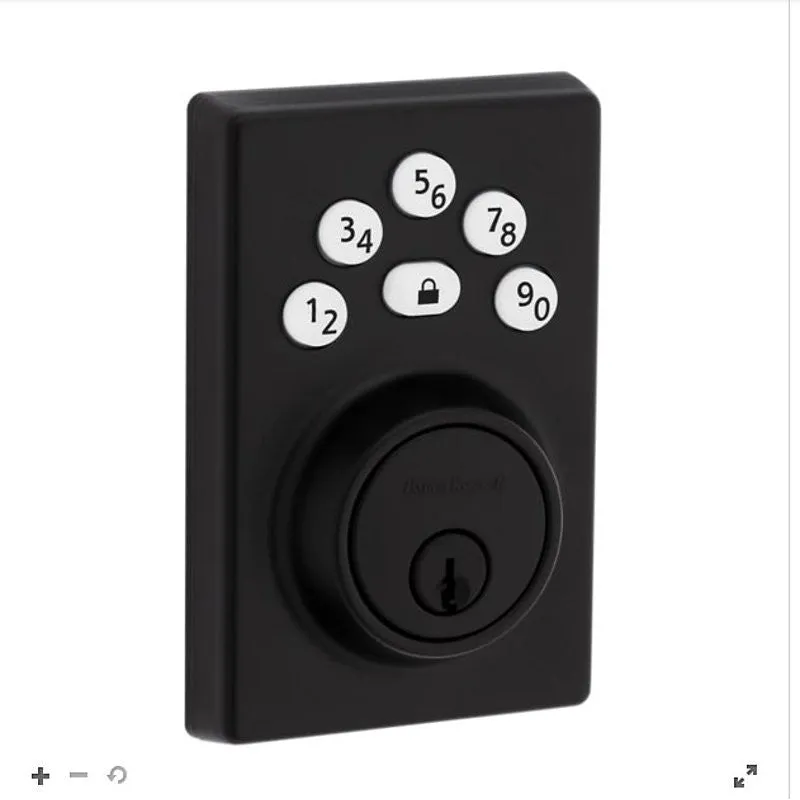 Kwikset Powerbolt 240 992400-005 Keypad Electronic Lock, 3 Grade, Zinc, Matte Black, KW1 Keyway