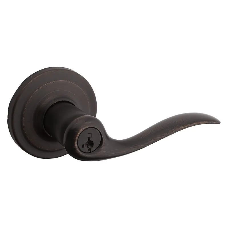 Kwikset Signature Series 740TNL 11PSMTCP Entry Lever, Venetian Bronze, Zinc, Residential, 2-3/32 in Projection