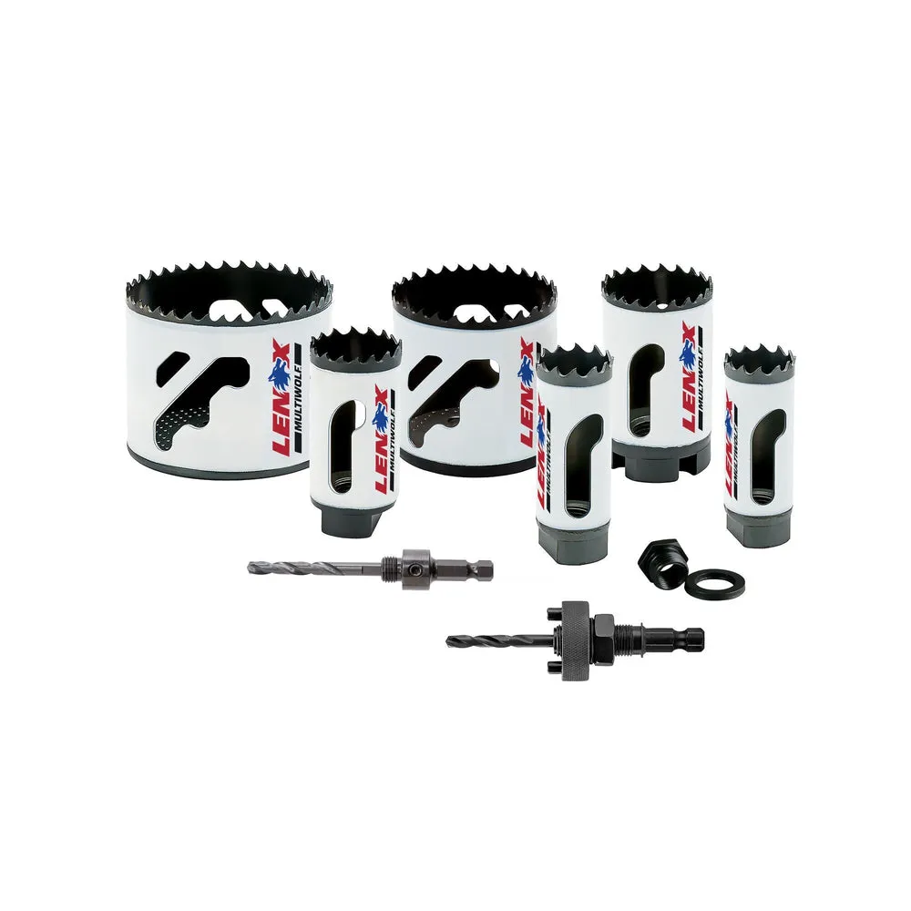 LENOX 30860C600P Plumber Hole Saw Kit (9 pc.)