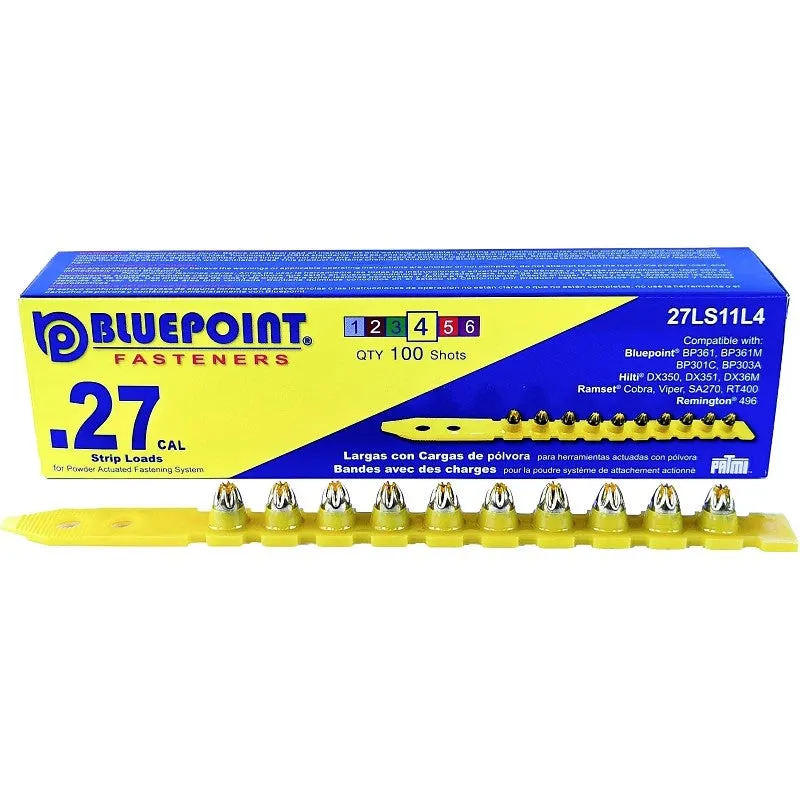 LOAD STRIP LONG YELLOW 0.27CAL (Pack of 10)