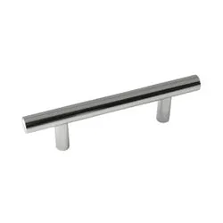 Laurey Melrose Series 59920 Cabinet Pull, 5 in L Handle, 1.3 in Projection, Steel, Polished Chrome