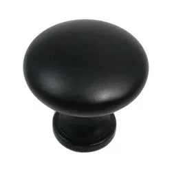 Laurey Nantucket Series 54620 Hollow Cabinet Knob, 1.2 in Projection, Steel, Matte (Pack of 25)