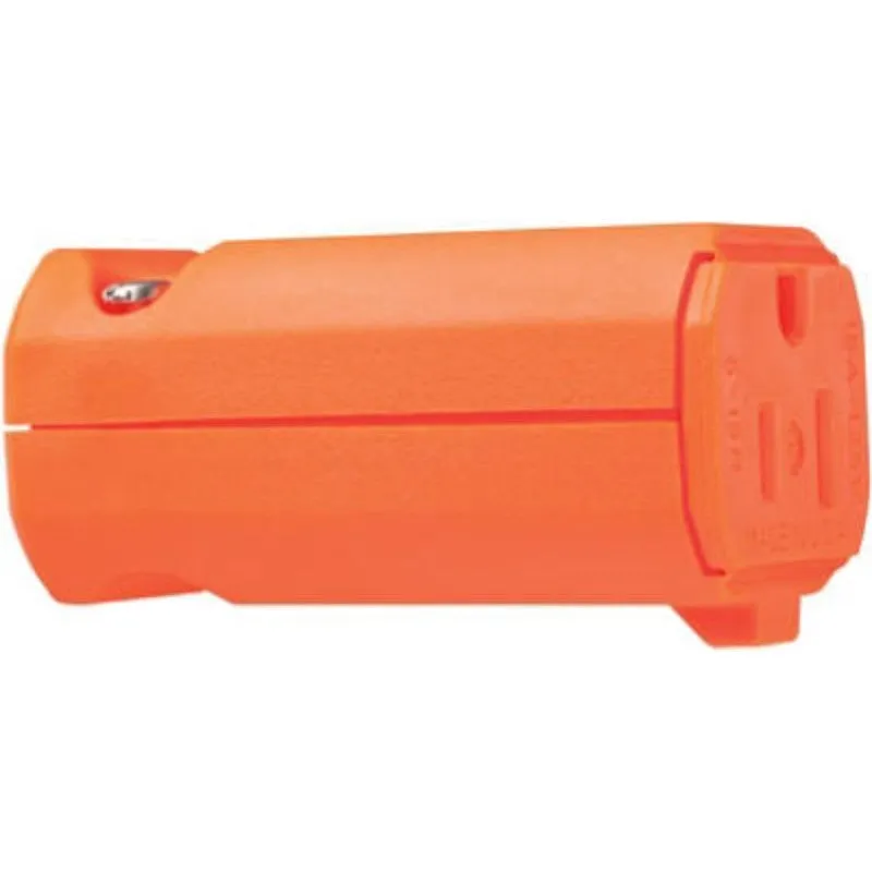 Legrand PS5969OCC20 Electrical Connector, 15 A, 125 V, NEMA: NEMA 5-15R, Orange