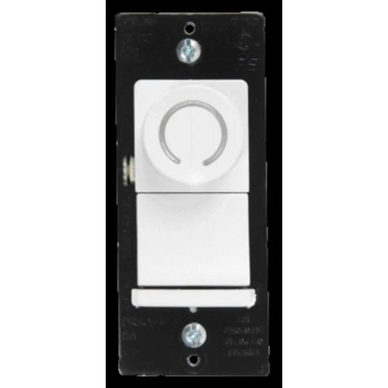 Legrand Wide Slide TradeMaster Series DRCL453PWCCV4 Dimmer, 120 VAC, 450 W, CFL, Incandescent, LED Lamp, 3-Way, White