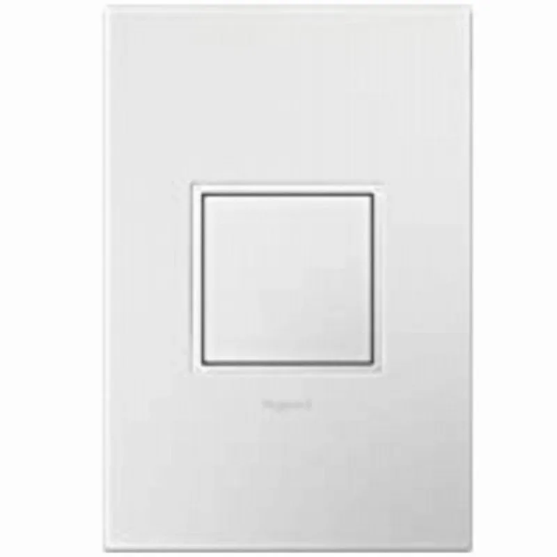 Legrand adorne ARPTR151GW2 Pop-Out Outlet, 2 -Pole, 125 V, 15 A, 1 -Gang, Back and Side Wiring, White