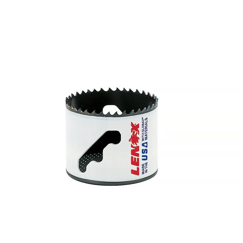 Lenox Speed Slot 3004040L Hole Saw, 2-1/2 in Dia, 1-7/8 in D Cutting, 4/5 TPI, Bi-Metal Cutting Edge