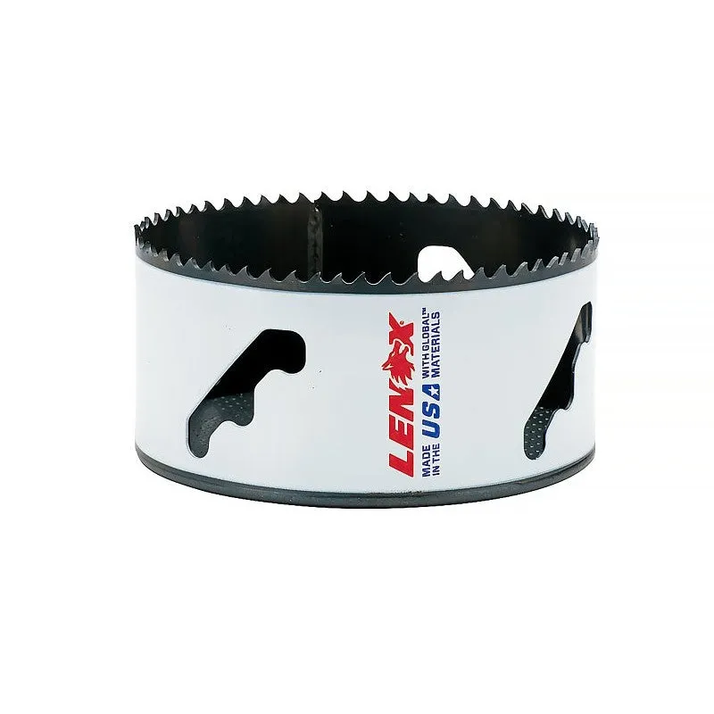 Lenox Speed Slot 3006464L Hole Saw, 4 in Dia, 1-7/8 in D Cutting, 4/5 TPI, Bi-Metal Cutting Edge