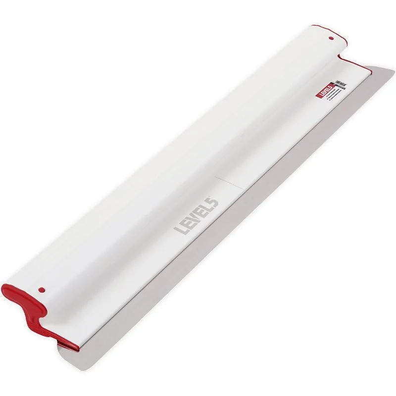Level5 4-932C Skimming Blade, 32 in W Blade, Stainless Steel Blade, Flexible Blade, Extendable Handle, Composite Handle