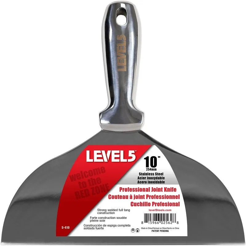 Level5 5-410 Joint Knife, 10 in W Blade, Stainless Steel Blade, Full-Tang Blade, Comfortable, Curved Handle (Pack of 4)
