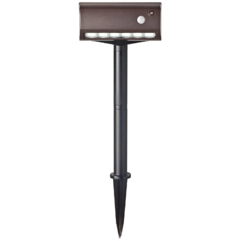 Light It 20033-107 Garden and Path Light, AA Battery, 6-Lamp, LED Lamp, 42 Lumens, 6000 K Color Temp, Plastic, Bronze