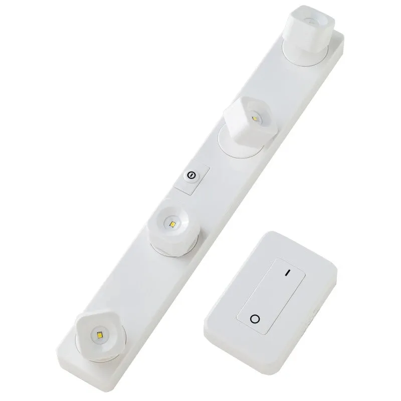 Light It 30036-308 FastTrack Light Set, AA Battery, Alkaline Battery, 4-Lamp, LED Lamp, 55, 4000 K Color Temp, White