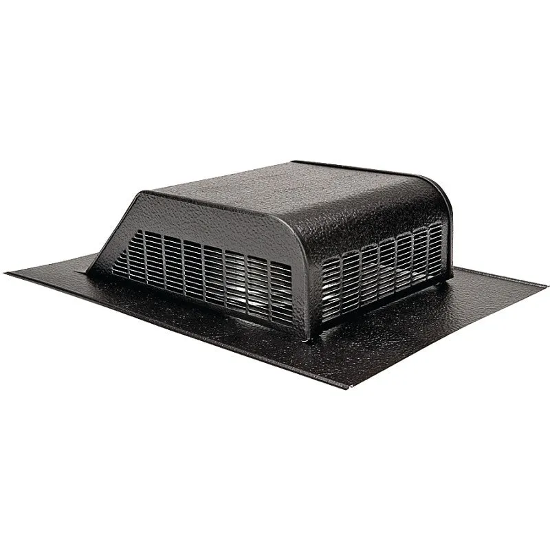 Lomanco LomanCool 730B Static Roof Vent, 12-3/16 in OAW, 30 sq-in Net Free Ventilating Area, Aluminum, Black (Pack of 6)