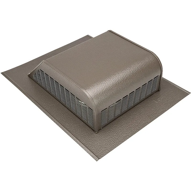 Lomanco LomanCool 750WB Static Roof Vent, Weathered Bronze, 16 in OAW, 50 sq-in Net Free Ventilating Area, Aluminum (Pack of 6)