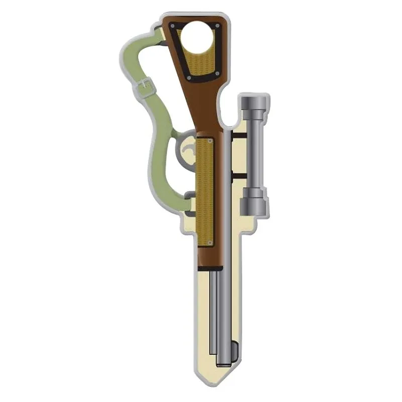 Lucky Line Key Shapes Series B118K Key Blank, Rifle, Brass, Enamel-Coated, For: Kwikset Locks (Pack of 5)