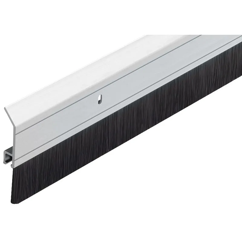 M-D 05100 Door Sweep, 36 in L, 2-1/4 in W, Aluminum Flange