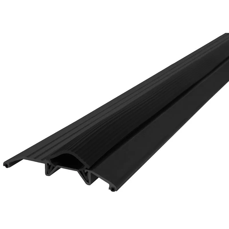 M-D 11821 Threshold, 36 in L, 3-3/4 in W, Low Profile, Aluminum, Black, Matte