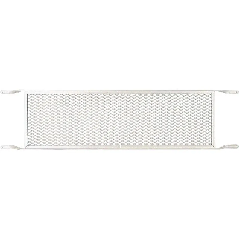M-D 33209 Screen Door Push Grill, 7.69 in W, 34.31 in H, Aluminum, Mill, For: 36 in Doors