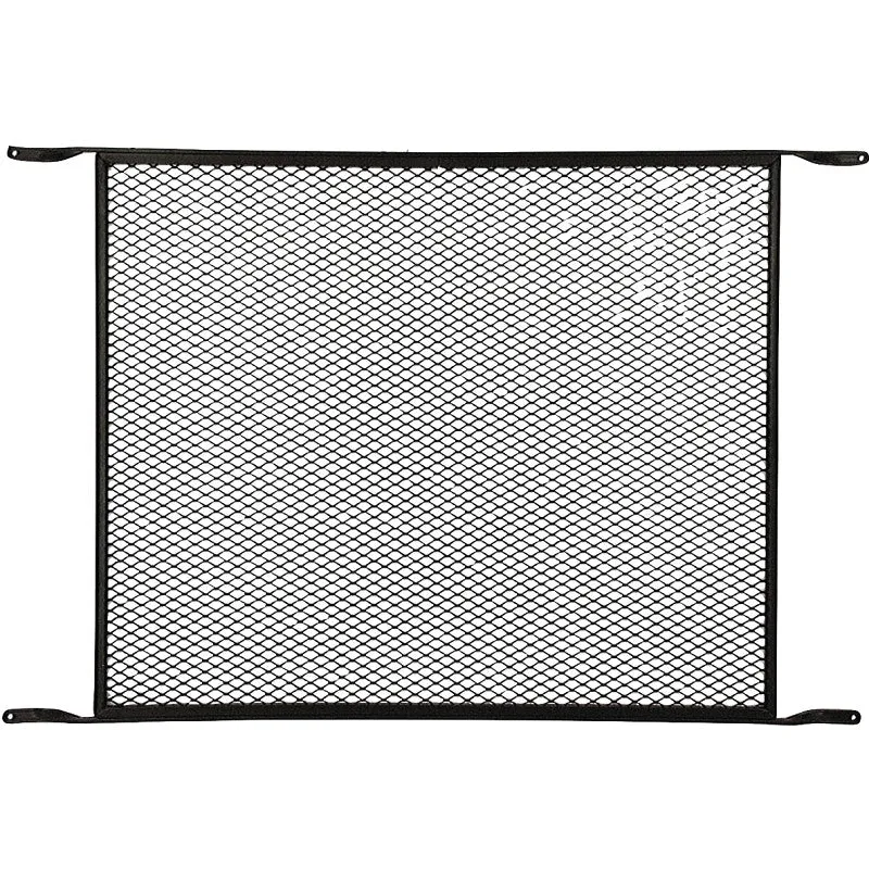 M-D 33381 Door Grill, 20.38 in W, 34-1/4 in H, Aluminum, Bronze