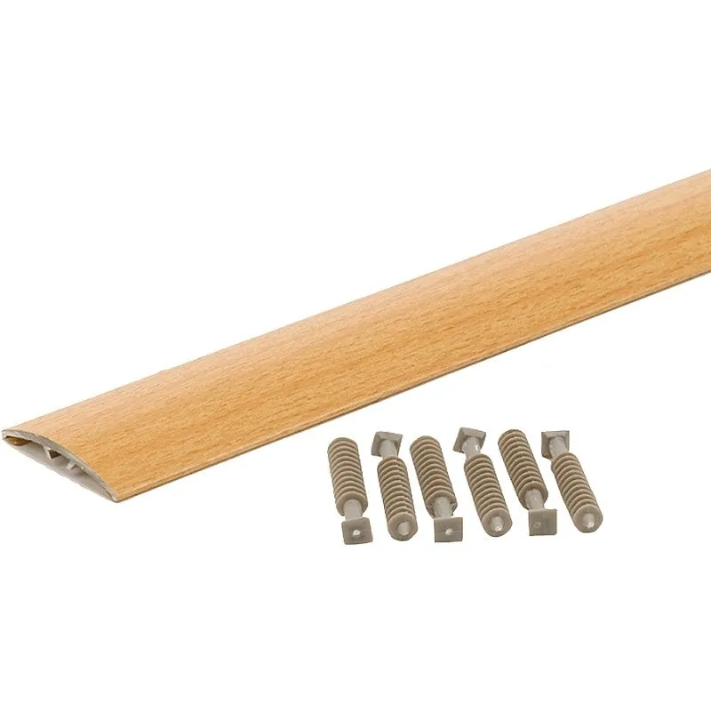 M-D 46141 Multi-Floor Transition, 36.13 in L, 1-1/2 in W, Aluminum, Oak