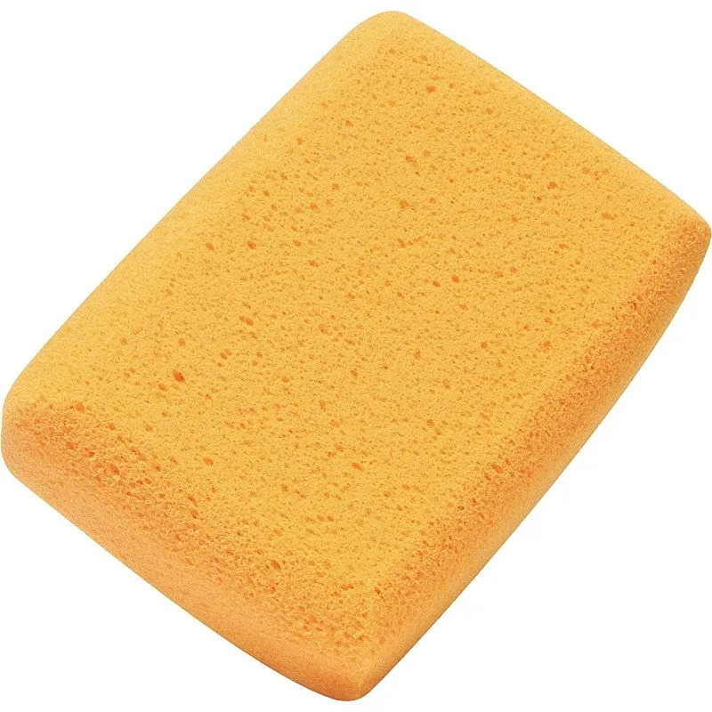 M-D 49152 Tile Cleaning Sponge, 7 in L, 5 in W, Yellow (Pack of 10)