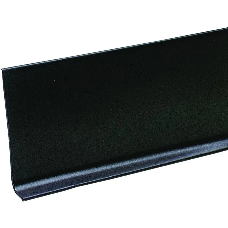 M-D 75218 Series Wall Base, 0.13 in Thick, Black, 4 ft L, 4 in W, Vinyl (Pack of 18)