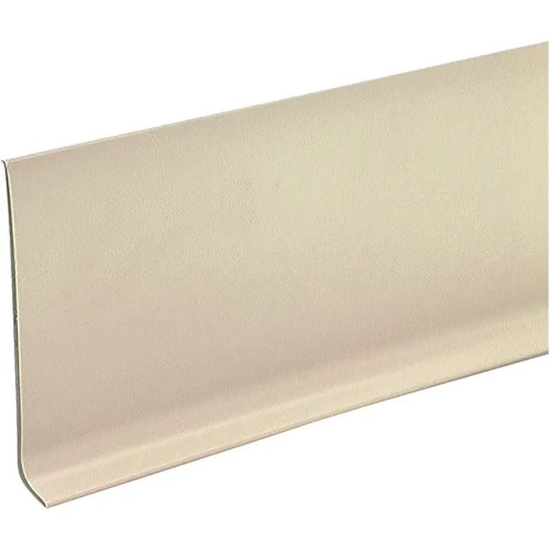 m d 75481 wall base 120 ft l 4 in w vinyl almond