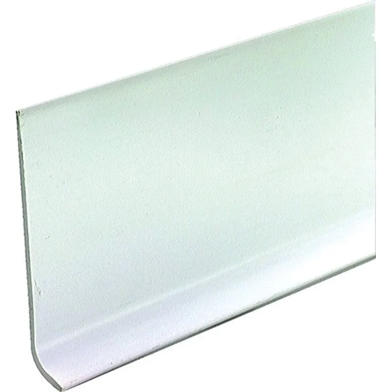 M-D 75507 Wall Base, 120 ft L, 4 in W, Vinyl, White